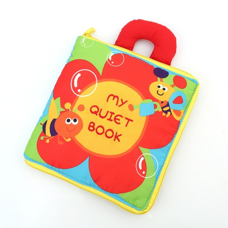 My First Quiet Book | Baby Multi-Functional Soft Cloth Books