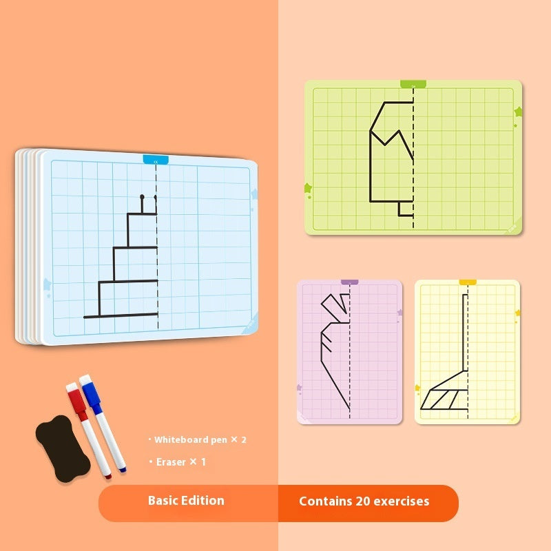 Reusable Symmetrical Pattern Learning Board for Kids