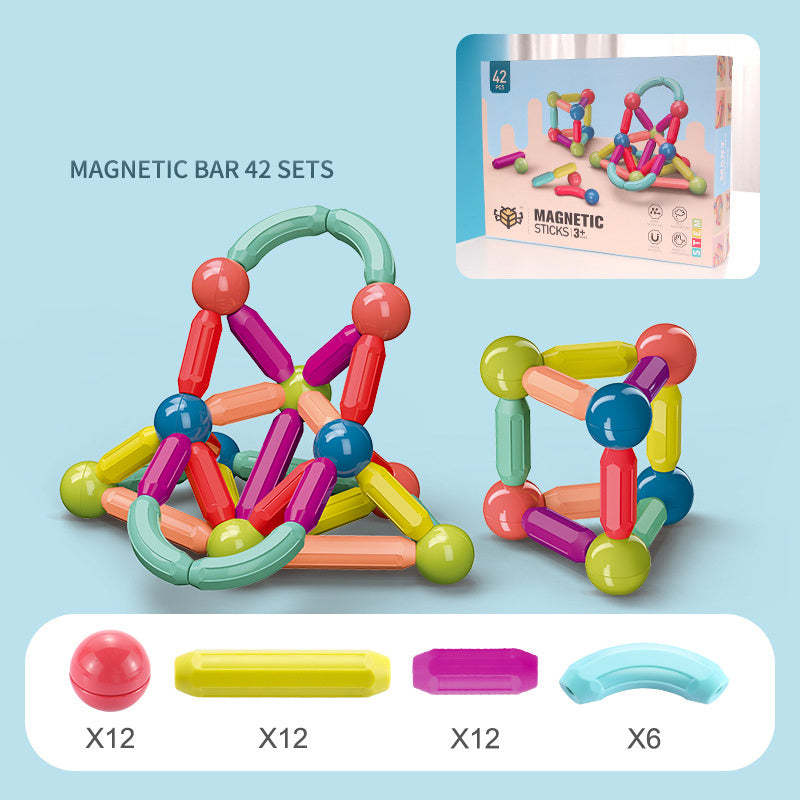 DIY Magnetic Stick Building Blocks Game Set