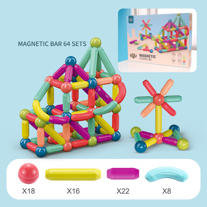 DIY Magnetic Stick Building Blocks Game Set