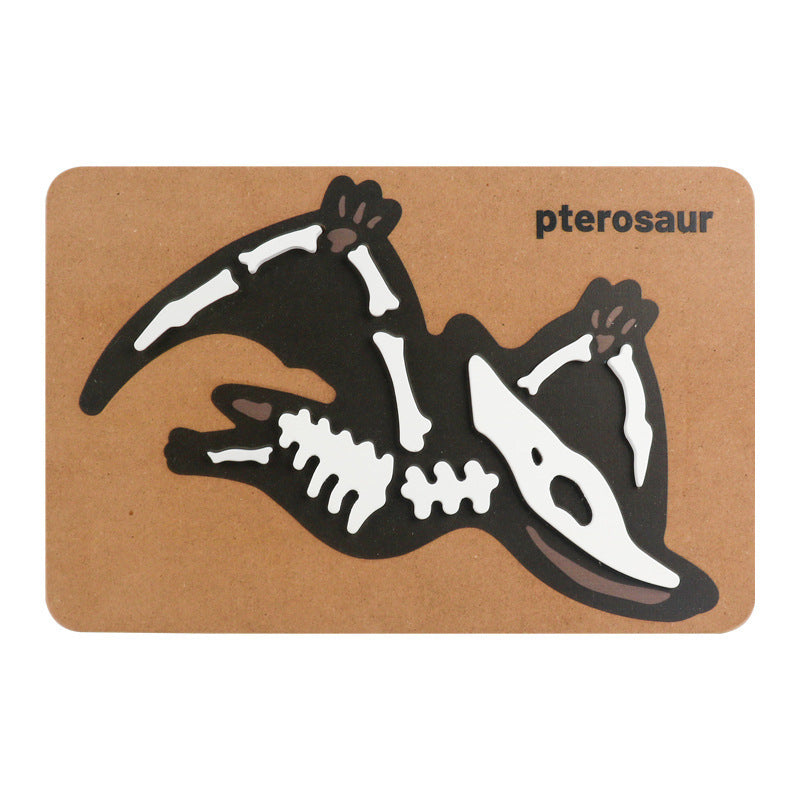 Dinosaur Fossil Puzzle – Educational Wooden Puzzle for Kids