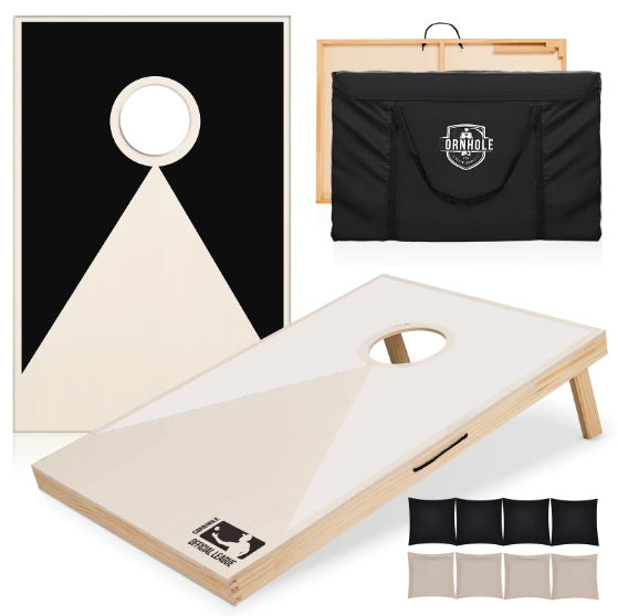 Premium Cornhole Solid Wood Game Set | Carry On Bag Included