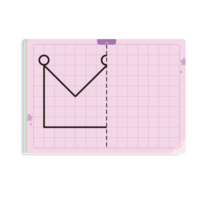 Reusable Symmetrical Pattern Learning Board for Kids