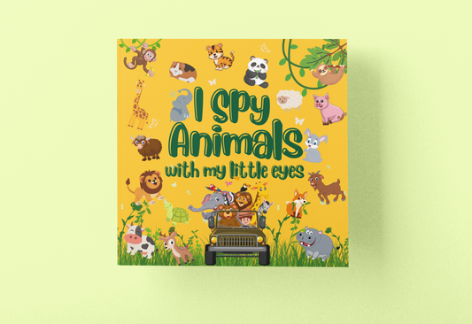 I Spy for Animals With My Little Eyes: A Fun Guessing Picture Puzzle Book For Kids Ages 2-7, Activity Book For Kids, I Spy Book For Kids, For Toddlers (Perfect Gift for Kids)