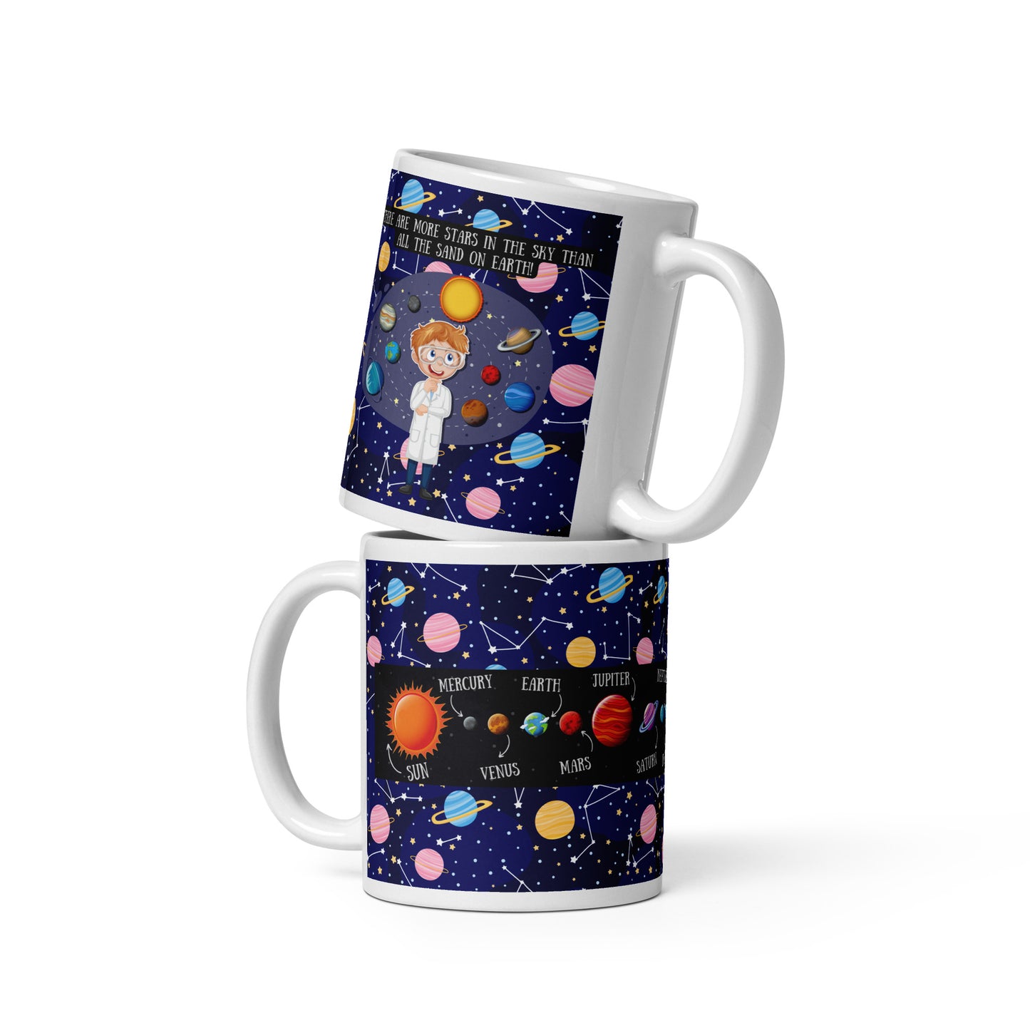 Space-Themed Kids' Coffee Mugs | Educational Mugs | Gifts For Kids | STEMspiration Mugs