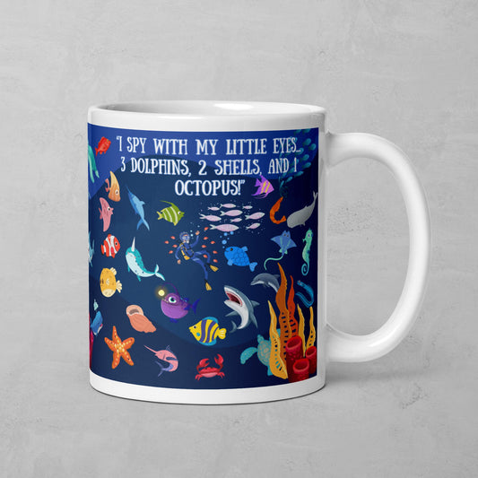 Mug "Ocean Explorer Kids Mug: Dive into Learning Fun!" Glossy Mug